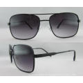 Neuer Plastik mit Metalltempel-Sonnenbrille Großhandelspreis 263127